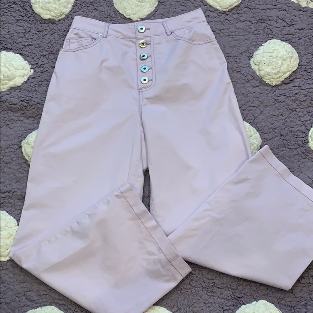 ♠️ kate spade lilac high-waisted pants